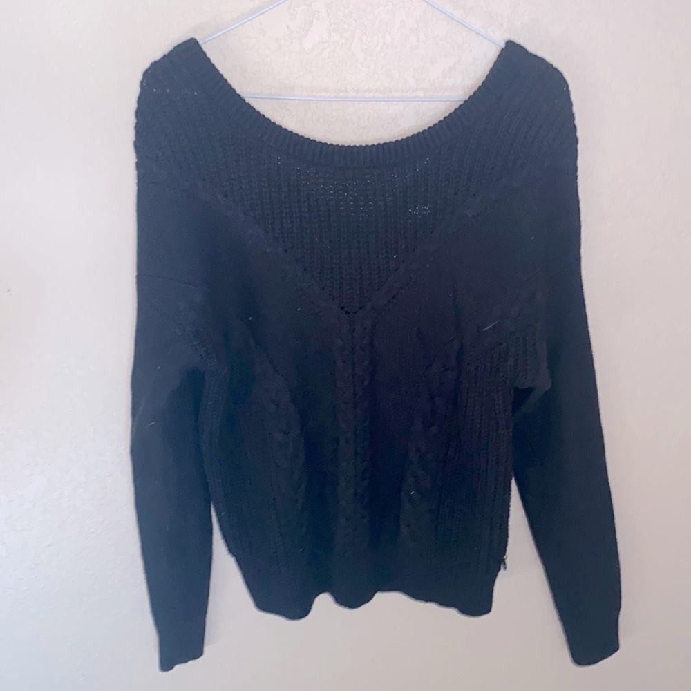 Roxy black sweater top